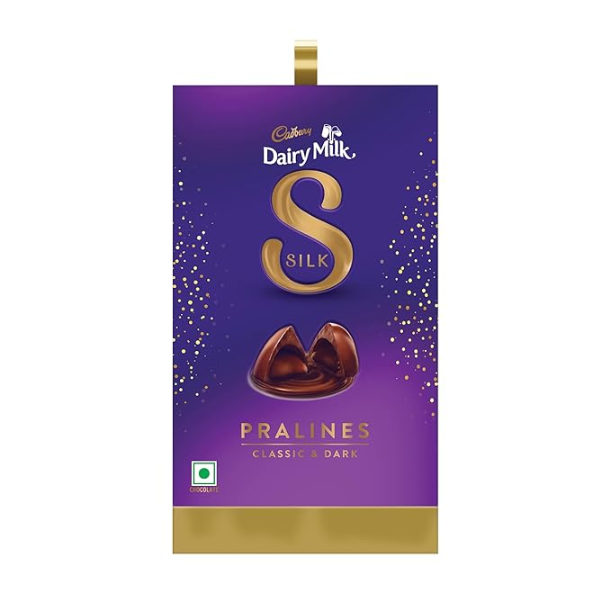 Cadbury Dairy Milk Silk Pralines Chocolate Gift Box,  264 g at Rs. 572