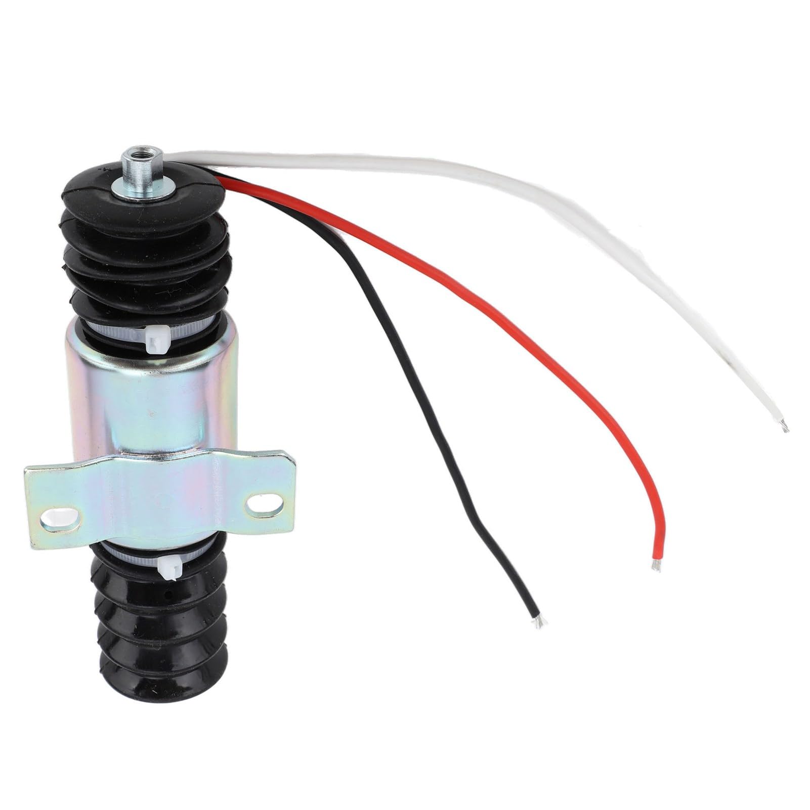 Akozon Elektrozawór Odcinający Paliwo Generatora — TCU14931 Elektrozawór Elektromagnetyczny Płomienia Generatora 12 V 55 Mm Elektromagnetyczny Zawór Odcinający Paliwo Układ Hydrauliczny