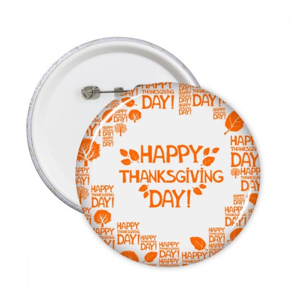 Badge bouton Thanksgiving pour customiser un vêtement uni terne - 3
