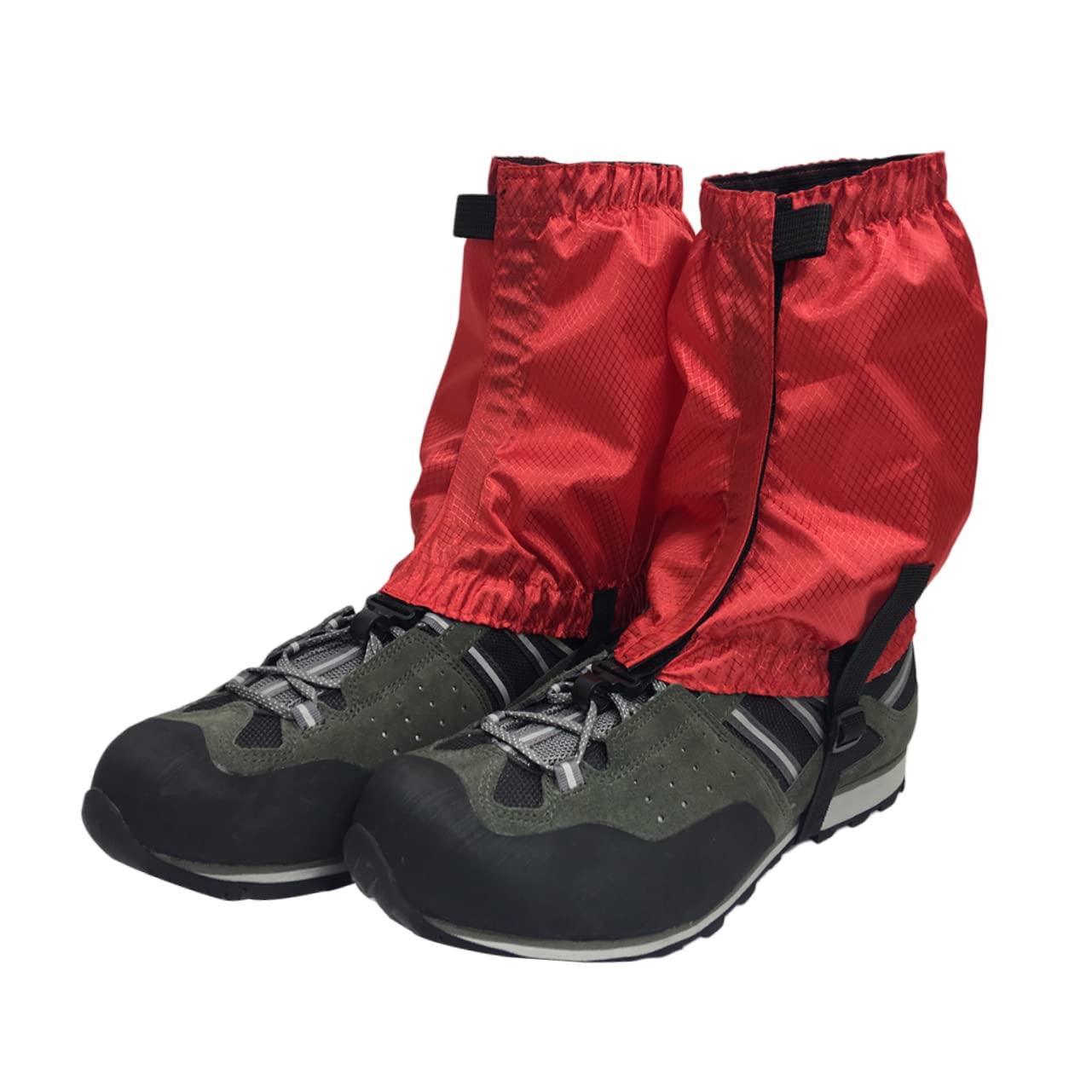 BESPORTBLE 3 Paires De Guêtres De Randonnée Dextérieur Rouges Légères Et Élastiques Faciles À Mettre Et À Enlever