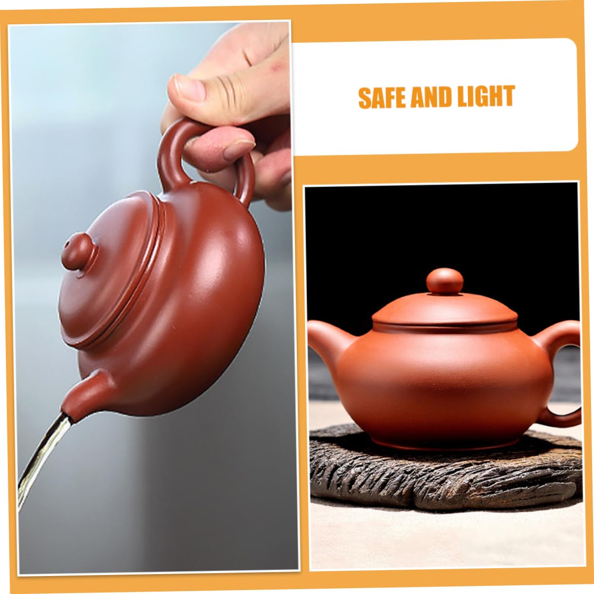 Amazon | HAKIDZEL 中国風茶器 陶器製 赤色 125ml 手作りヴィンテージ