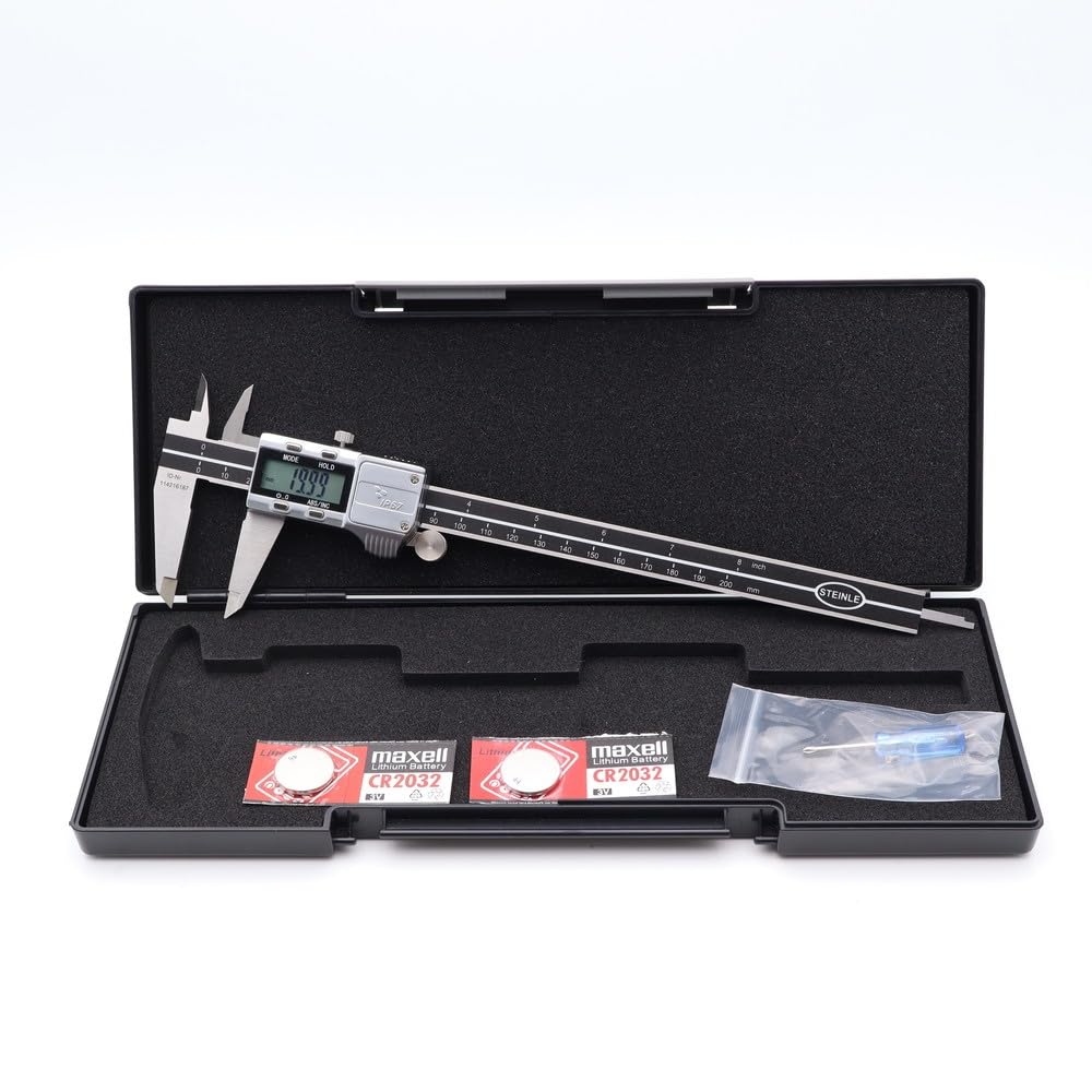 STEINLE 1424 Meßschieber Messschieber digital Schieblehre 200mm IP67