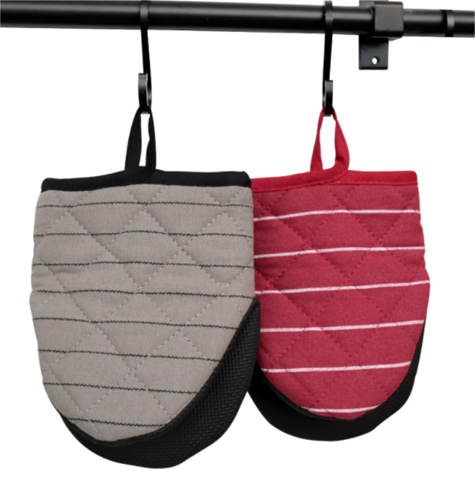 Manoplas Horno 1 Par De Manoplas De Horno Resistentes Al Calor, Manoplas De Silicona For Cocinar, Asar, Hornear, Microondas Guantes Horno Cocina(G)