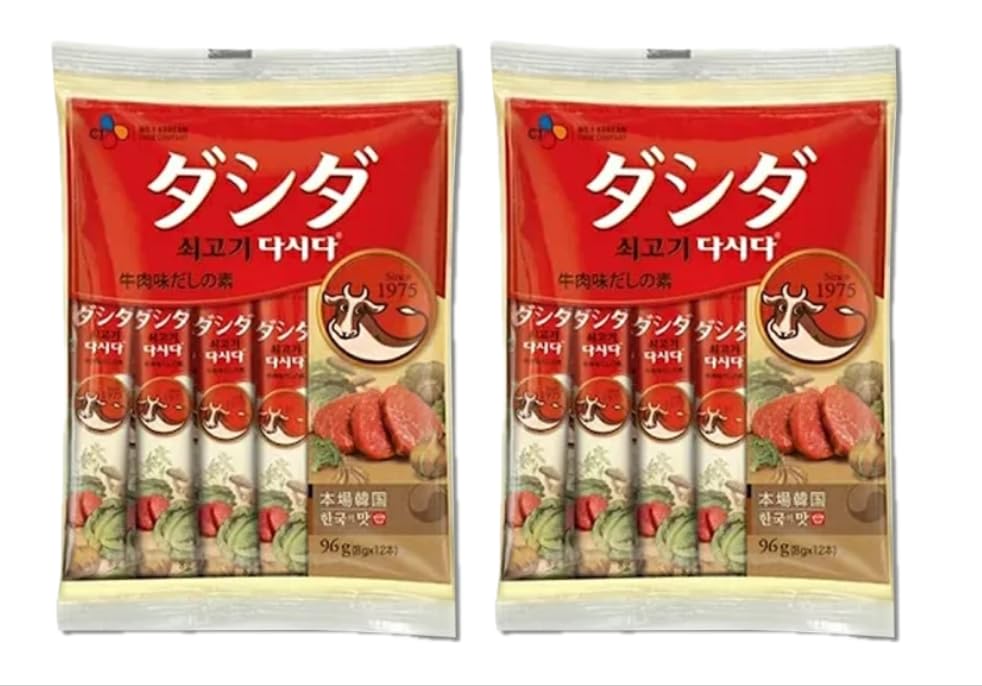 ❤️❤️ ダシダ　牛肉だしの素　100g×2袋 Amazon.co.jp: 韓国の調味料 ダシダ 牛肉味だしの素 100g×2袋お