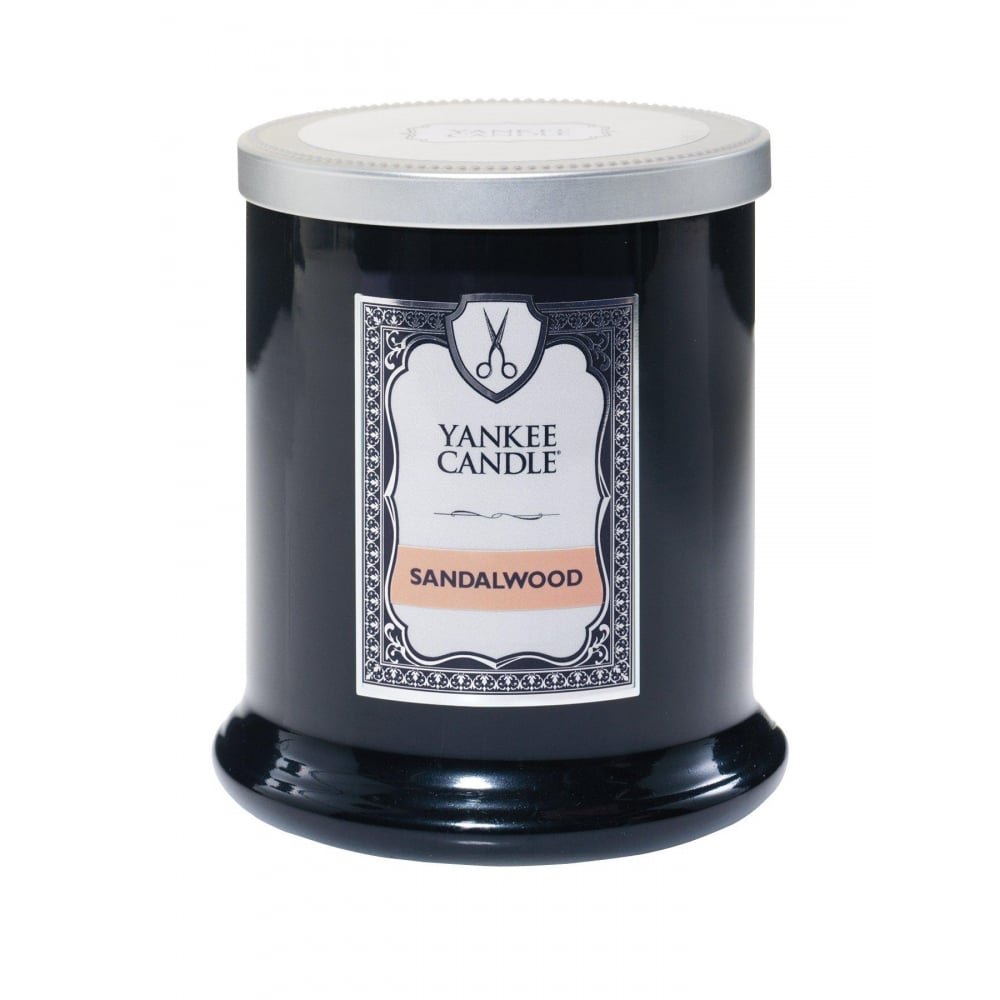 Yankee Candle Barber Shop Sandalwood Medium (226g) - Black