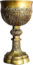 Ebros Decorative Merlin's Holy Grail The Golden Cup Of Life Decorative Chalice Ceremonial Cup Arthurian Legends Medieval Accent Decor
