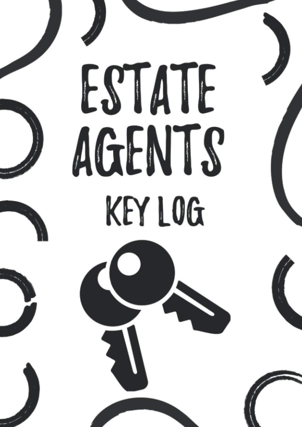 Estate Agent Key Log: Key Log with enough capacity to list 100 keys and keep track of their location at your business.