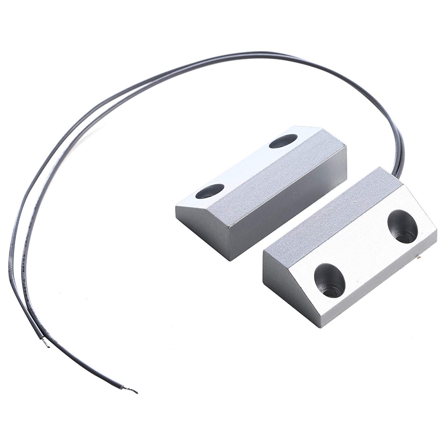 UHPPOTE NC Interruptor Detector de Sensor de Contacto magnético con Cable para la Seguridad de la Alarma del hogar gsm (Paquete de 3)
