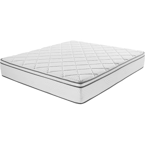 Novilla 14 Inch King Size Mattress, King Hybrid Mattress in a Box for Back Pain Relief & Support, Spring Mattresses with Motion Isolation & Comfy Pillow Top, Certipur-Us Certified