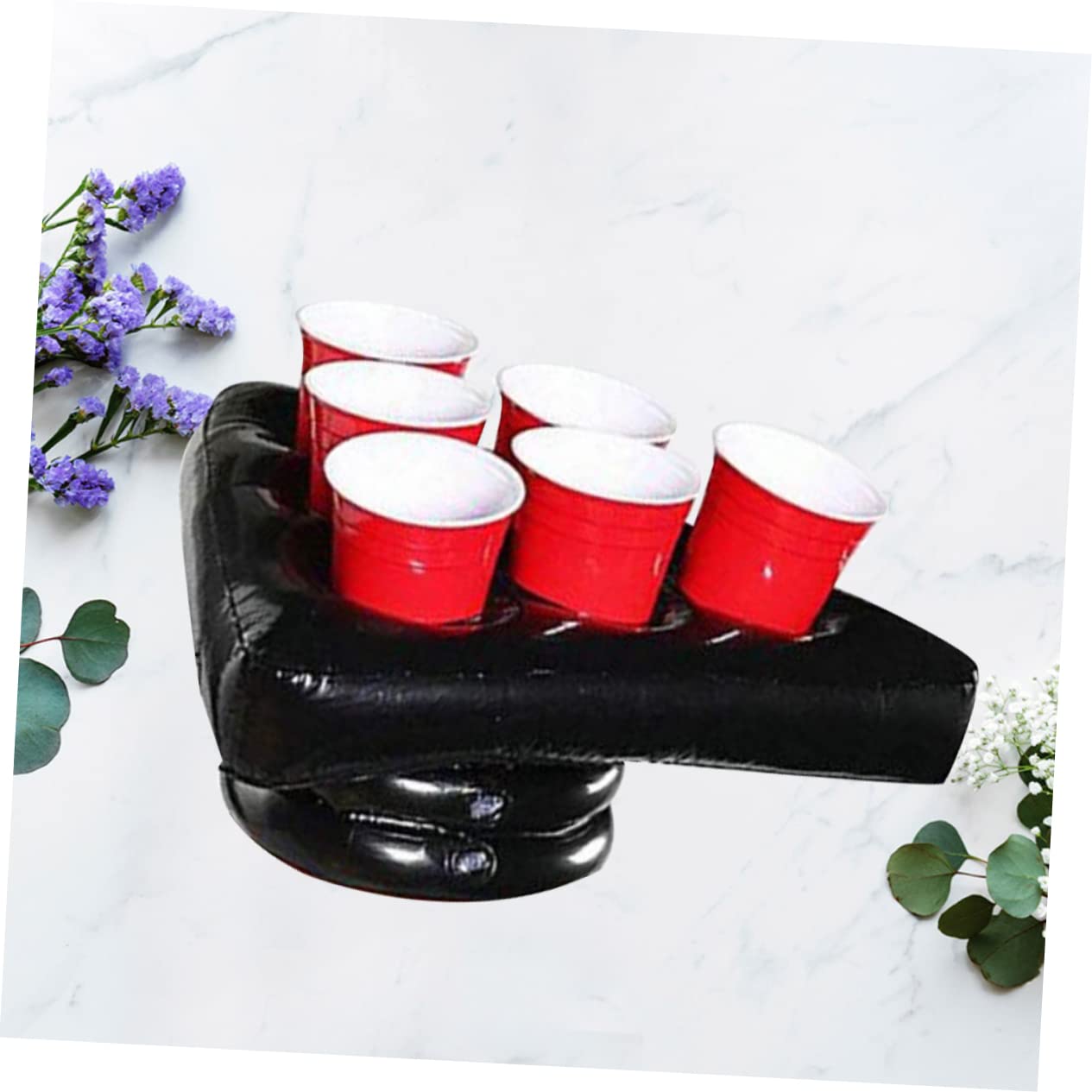 FAVOMOTO PVC Inflatable Beer Hat Game Tray Floaty Cooler Floaty Pool Inflatables for Hat for Parties Decorative Ornaments