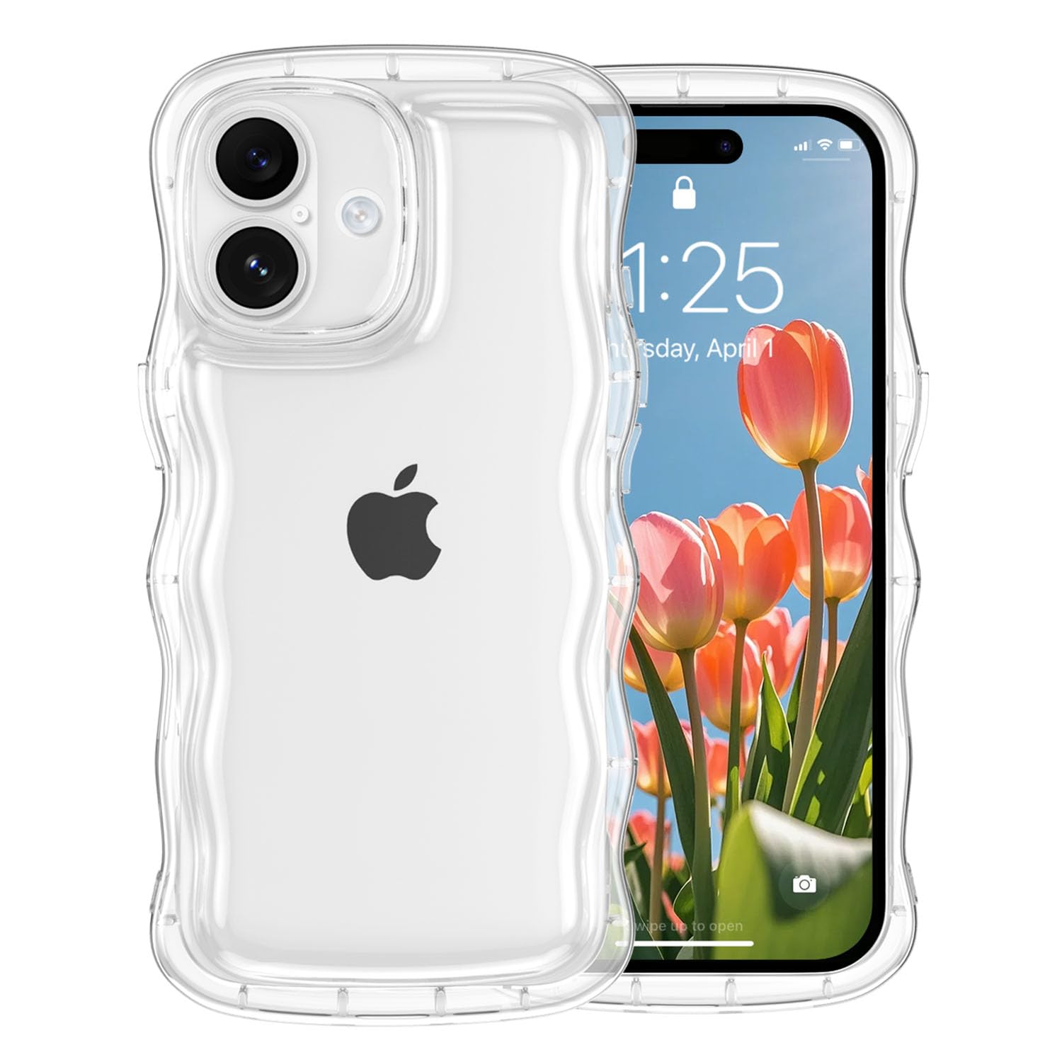 Amazon.co.jp: QLTYPRI 対応 iPhone 16 Plus ケース クリア TPUカバー