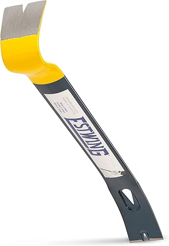 ESTWING Práctico extractor de clavos de barra  Barra de palanca de 15 pulgadas con hoja ancha y fina y construcción de acero forjado - HB-15