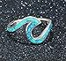 ACEFEEL Wave Ocean Beach Ring 925 Sterling Silver Paved Created Opal Size 6