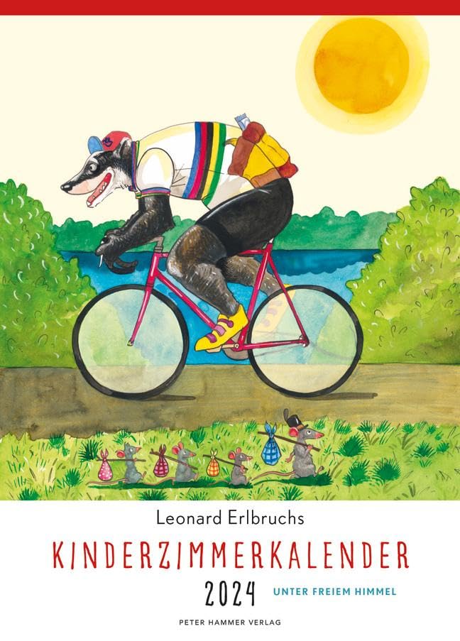 Leonard Erlbruchs Kinderzimmerkalender 2024: Unter freiem Himmel