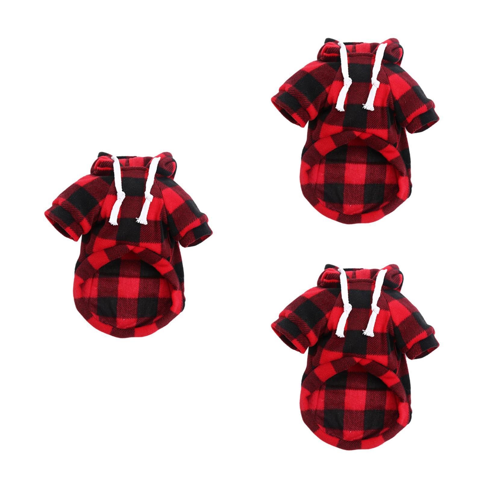 Manteau de Noël pour animaux idéal pour les photos de fêtes en famille et les balades d'hiver