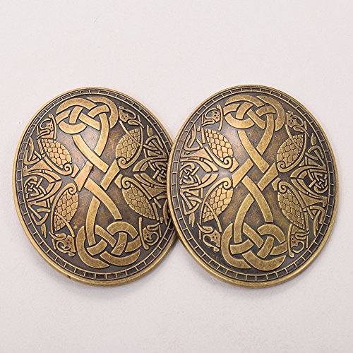 Graceart Medieval Viking Brooch (1 X Pair) #TOP2