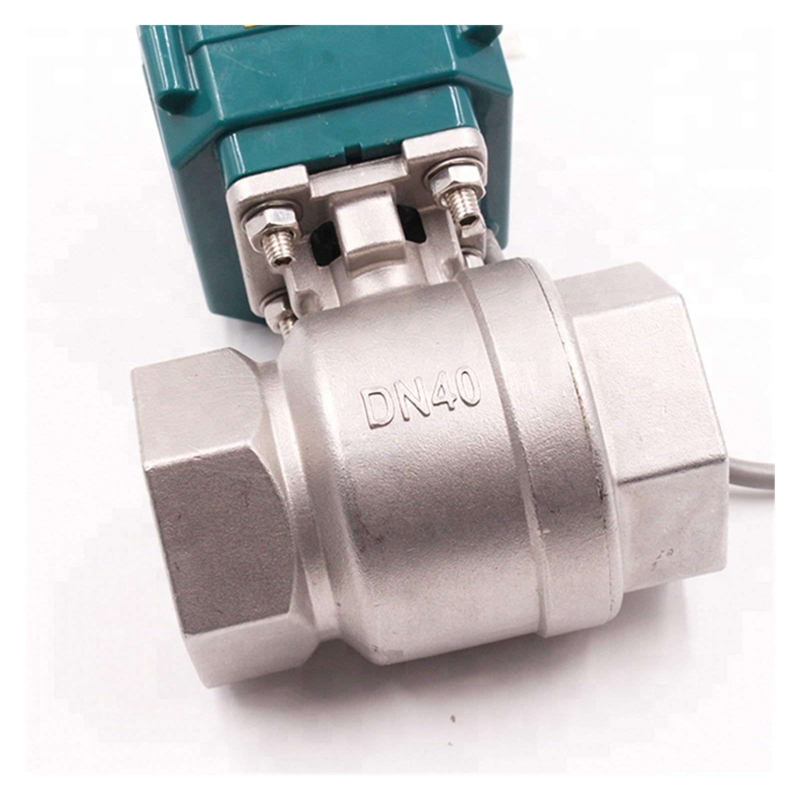 Válvula de bola, Válvula De Bola DN32 DN40 DN50 Eléctrica Industria Del Acero Inoxidable Motorizada Agua For Equipos Potable(1-1/4",BSP_85-265 VAC_CR01)