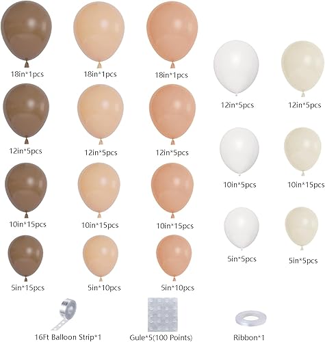 Miniatura 75 de DBKL Kit de arco de guirnalda de globos de Halloween, 159 unidades, globos de aluminio de calabaza fantasma con globos de confeti negro, naranja