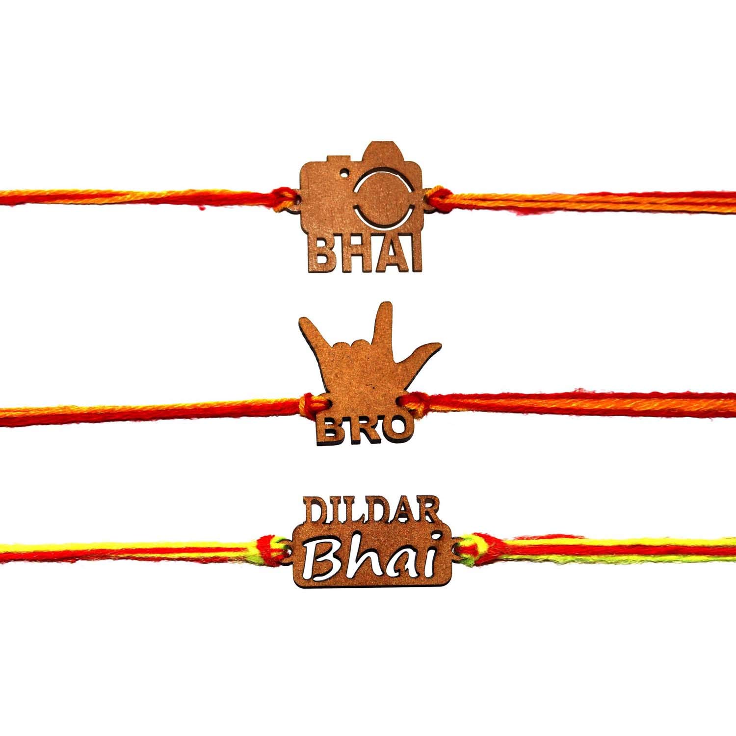 Great Indian HubHandmade Rakhi Combo Of 3