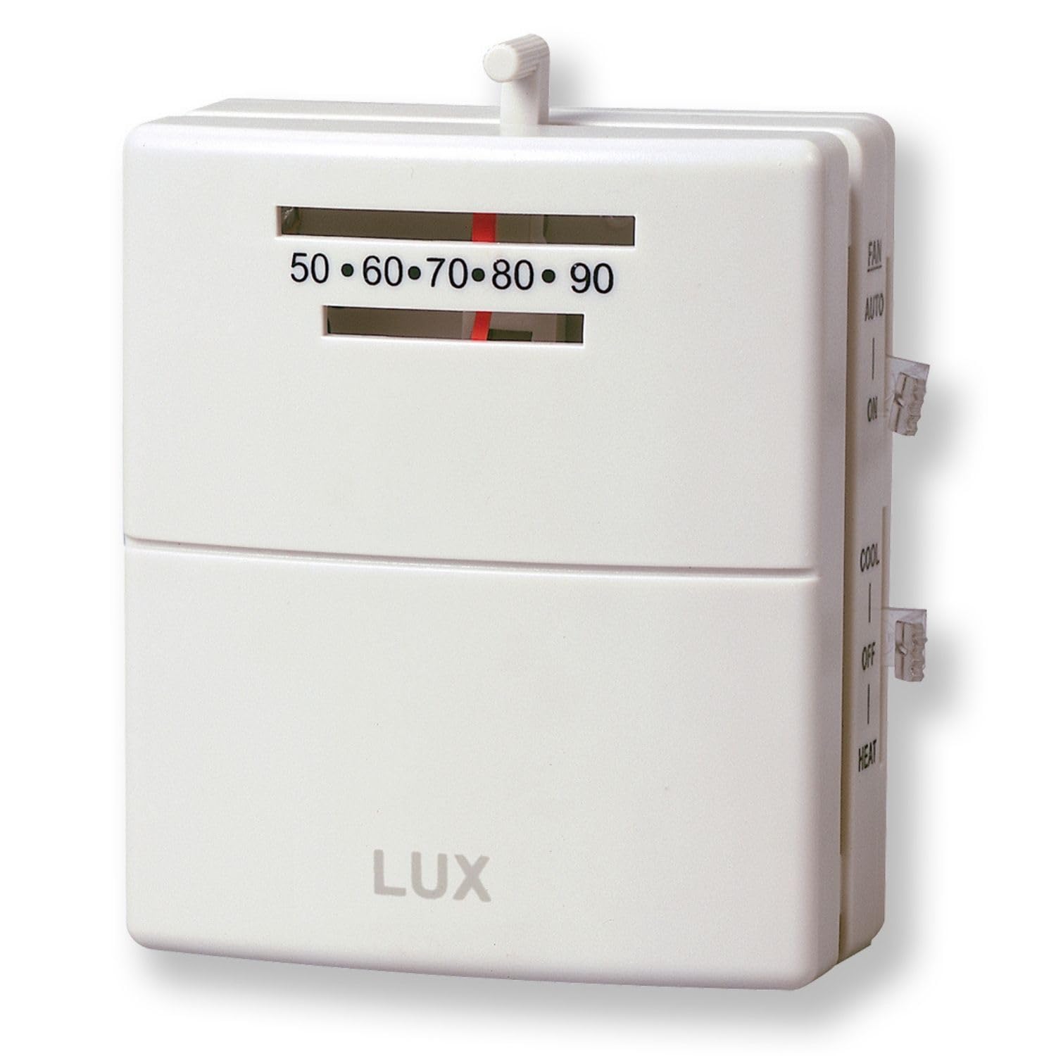 Lux BB101143SA Mechanical Non-Programmable Thermostat; 1 Heat, 1 Cool