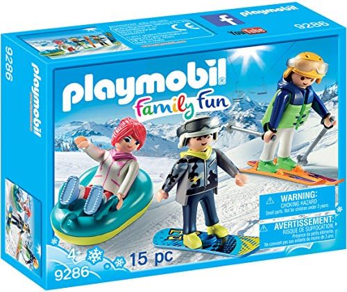 3 figuras de deportes de invierno Playmo