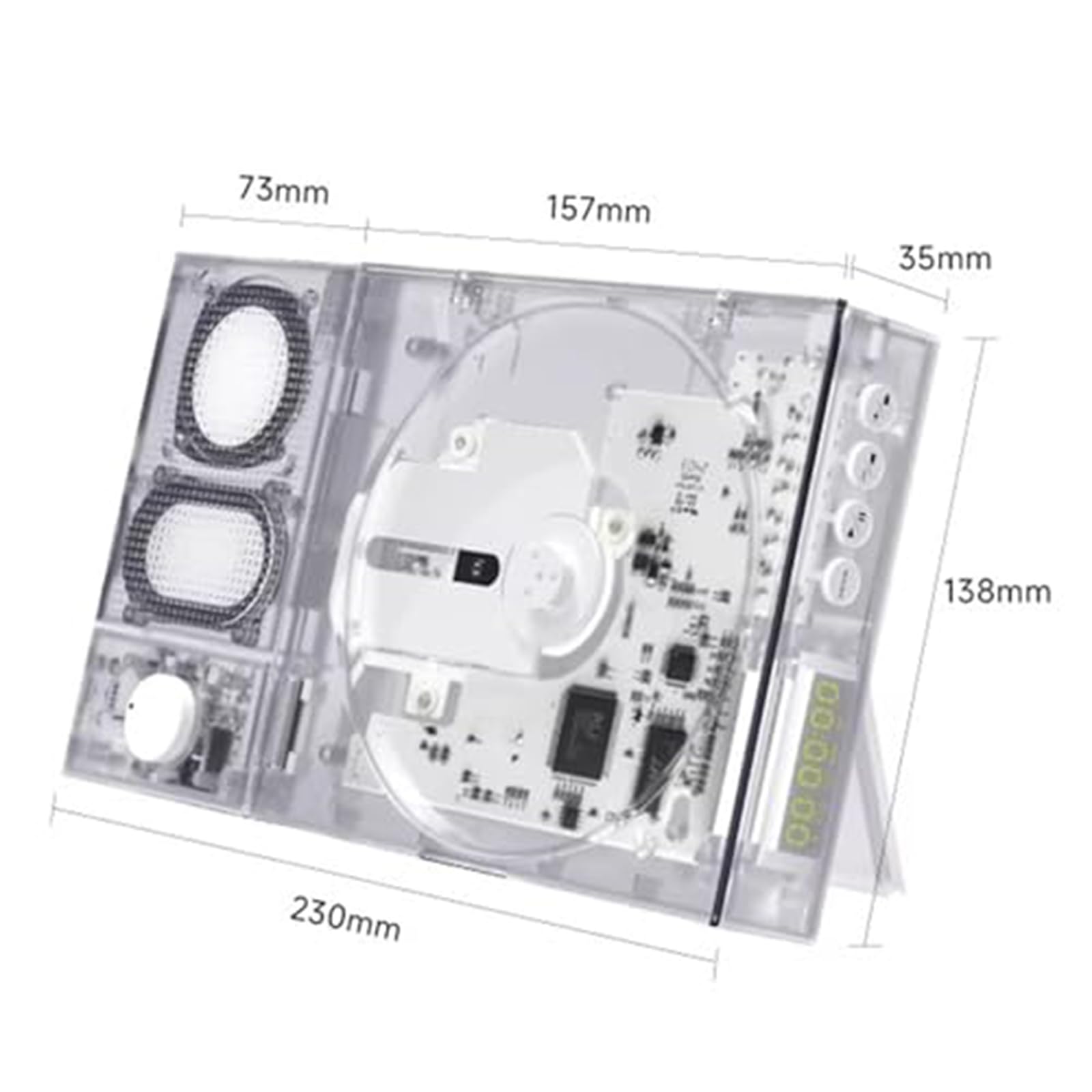 Lettore CD Bluetooth Portatile, Lettore CD da Tavolo Separabile