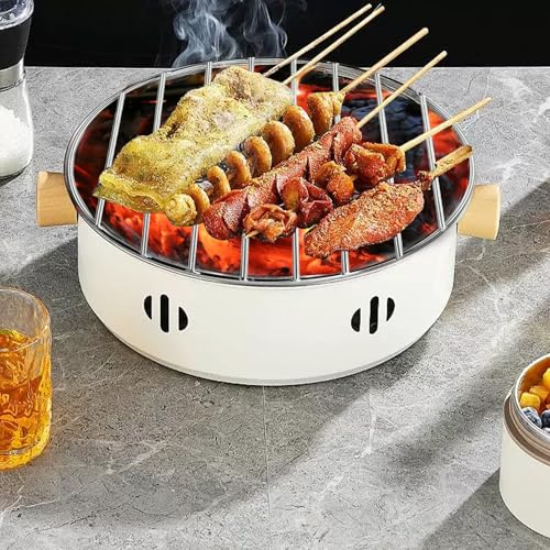 Grille de cuisson en inox de 48 cm pour barbecue et rôtissage durable