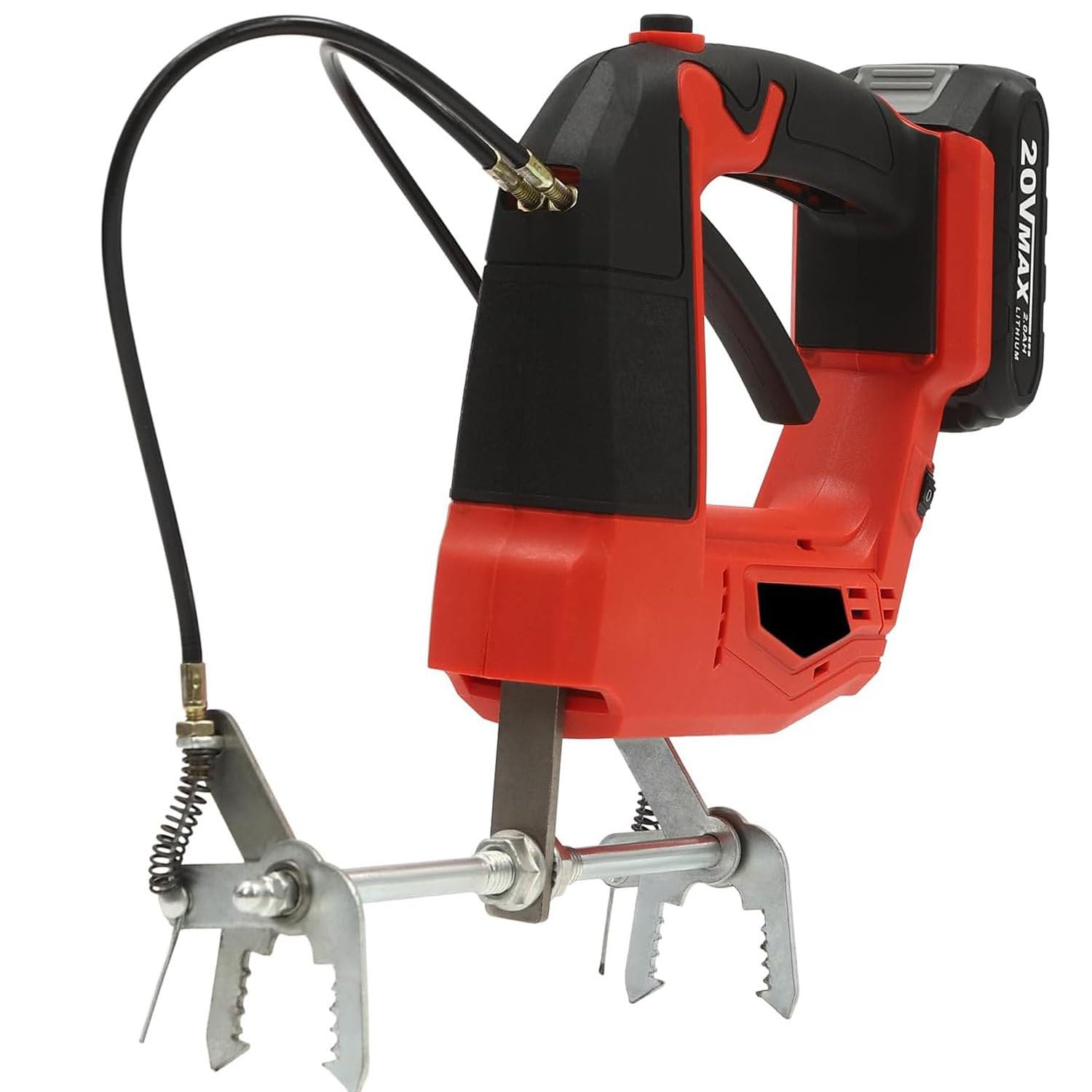 CelyToe 4 Speeds Cordless Beehive Shaking Machine, Electric Bee Shaker, Rechargeable Portable Cordless Beehive Frame Shaker Bee Remover with Batteries & Charger for Beekeepers, Farm Red