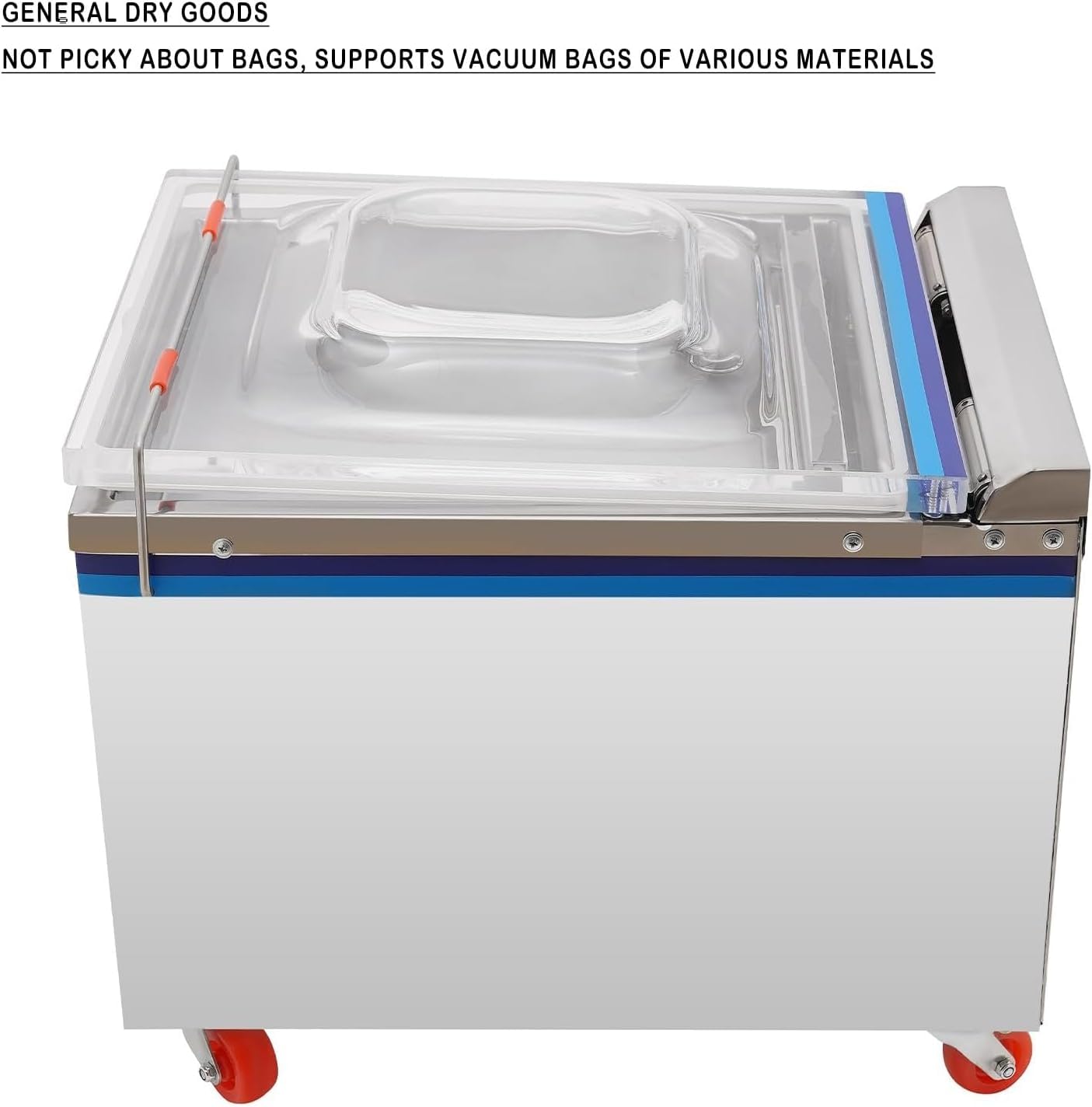 Maszyna do pakowania próżniowego w komorze, 360W Komercyjna automatyczna zgrzewarka próżniowa ze stali nierdzewnej, długość zgrzewania 32 cm