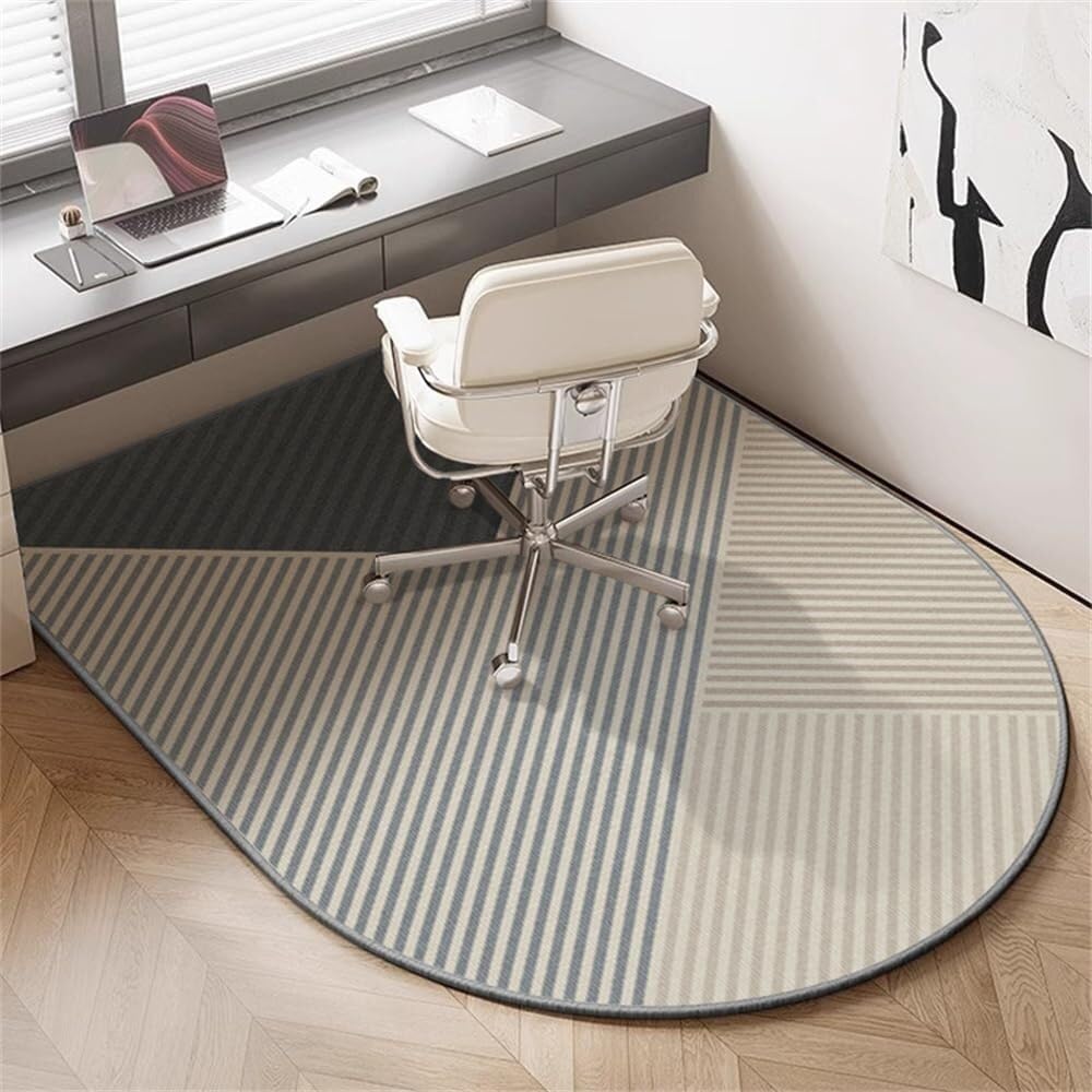 SSDDLZEQ Premium durable range Multifunctional Protective Mat For Modern Computer Gaming Chairs(Diagonal Stripes,100x120cm)