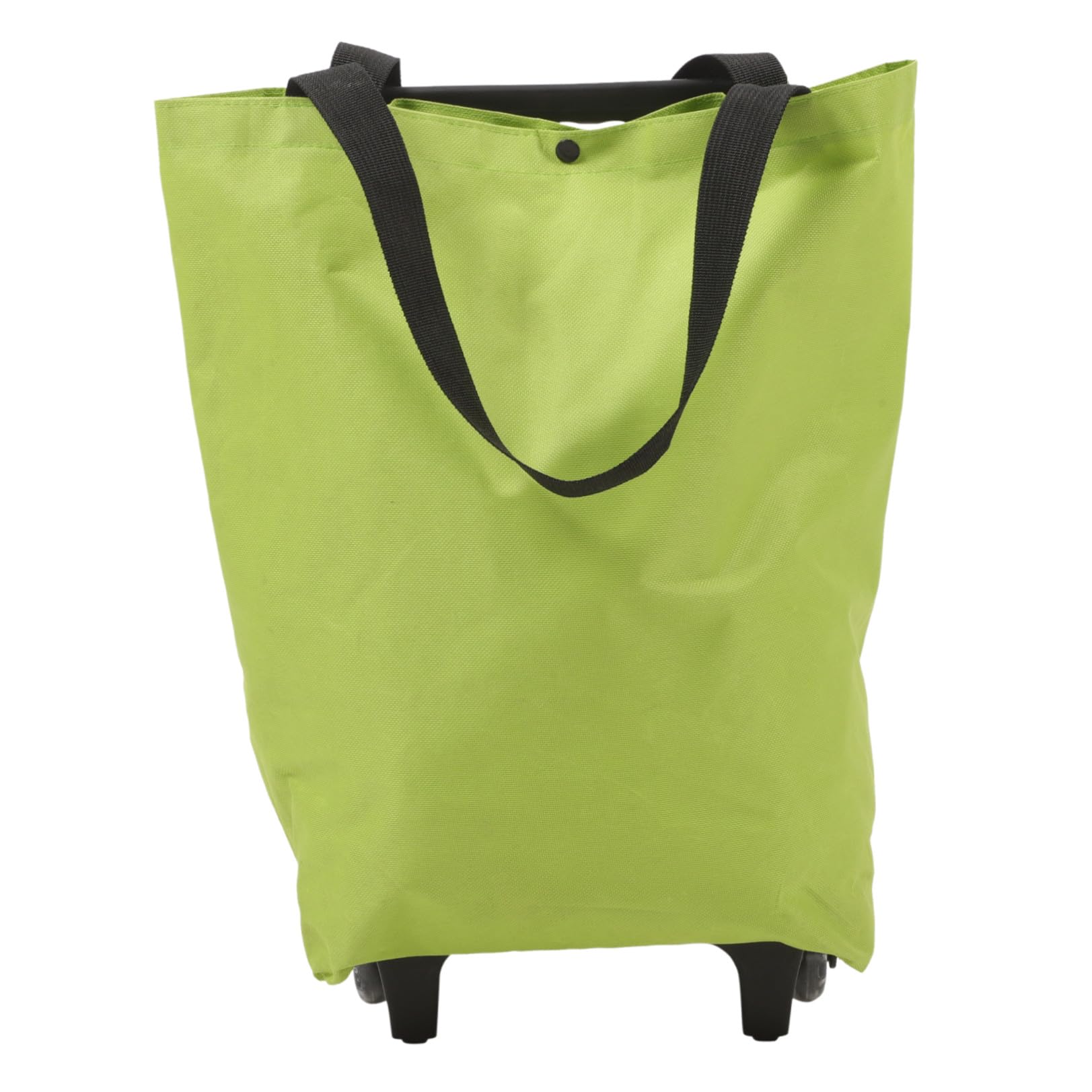 Borsa la Spesa con Ruote Verde Oxford Pieghevole e Leggera, Facile da Trasportare per Commissioni e Shopping Quotidiano