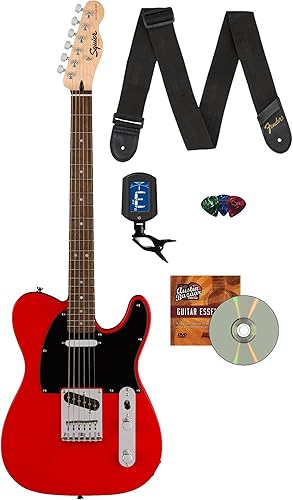 Miniatura 12 de Fender Squier Sonic Telecaster - Paquete California Blue con afinador, correa, púas y DVD de guitarra Austin Bazaar