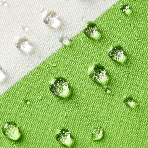 Image of Allorry Outdoor Pillow Covers 18x18 Set of 2 Sage Green Striped Decoration Throw Pillow Covers for Spring Summer Outdoor Waterproof Garden Patio Furniture Sofa Bed Home Decor JB007-E18