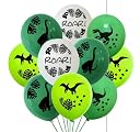 HK Balloons Dinosaur Theme Printed Balloons Pack of 30 | Jungle Theme Birthday Decoration Balloons for Kids Birthday Party, Baby Shower & Dinosaur Party Supplies gallery image