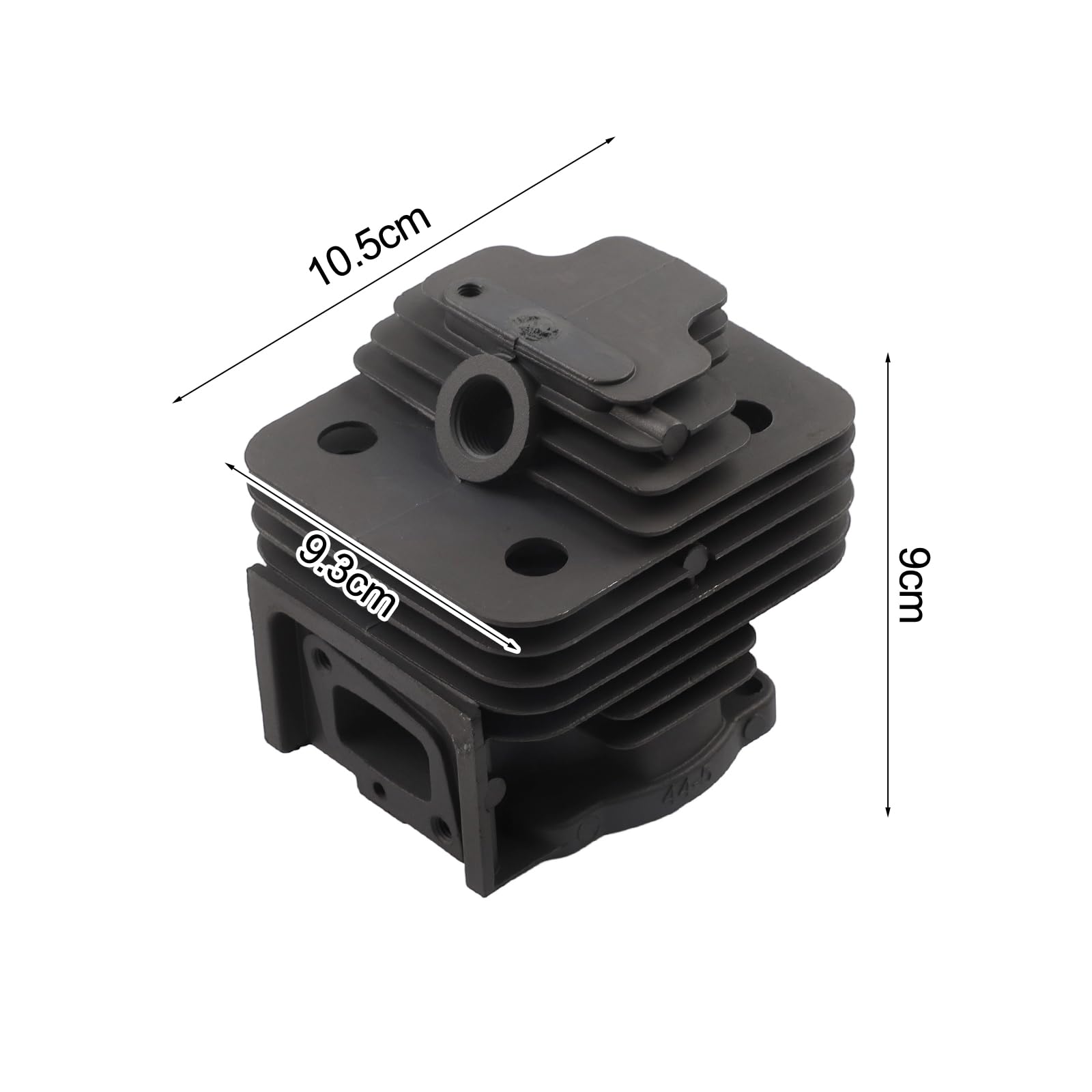 Kit de Cilindro de pistón de 44 mm para Cortador de Cepillo de Motor 44F-5 de 52 CC, diseño Ligero con conductividad térmica Mejorada