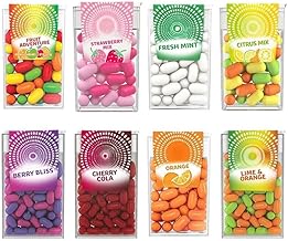 8 Pack Mint Sweets For Refreshment 8 Flavors | Fruit Adventure, Lime & Orange,Cherry, Berry Bliss, Fresh Mint, Strawberry, Orange & Citrus