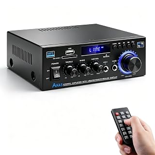 Amplificateur HiFi 600W Mini Bluetooth AK45 Récepteur Stéréo Maison Voiture - Les Beatles, Paul McCartney, John Lennon, RIngo Starr, George Harrison