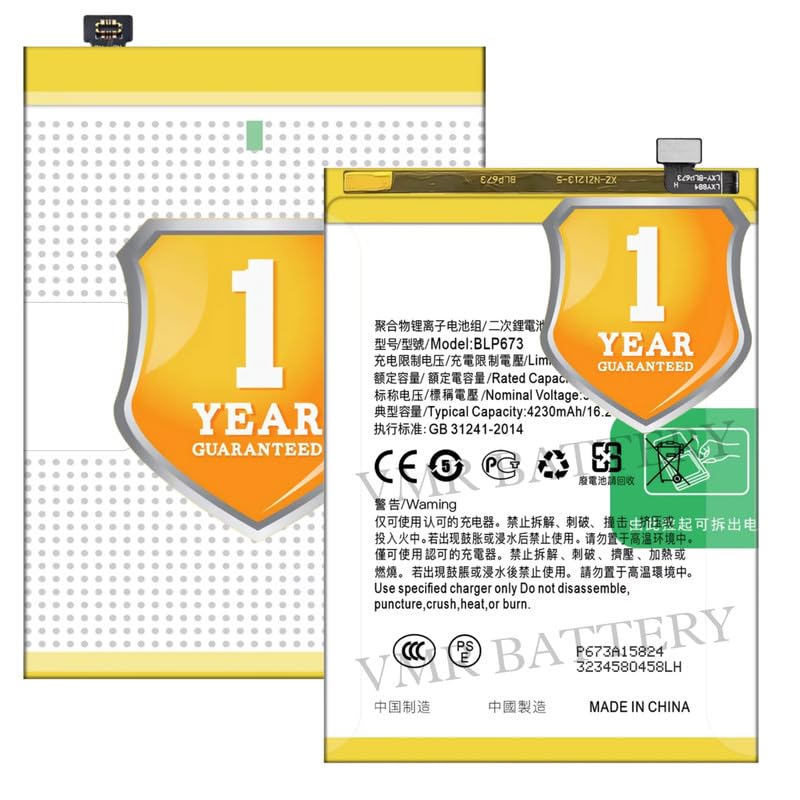 Image of Original BLP673 Battery Compatible for Oppo A5s (AX5s) (CPH1909, CPH1920, CPH1912) - (4230mAh) - 1 Year Warranty K7