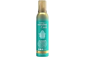 OGX Locking + Coconut Curls Decadent Creamy Mousse: Nourishing and Defining Locks