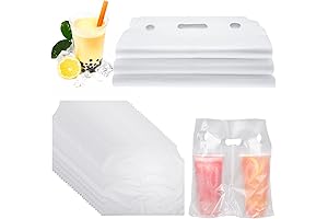 300 Counts Handle Drinking Poly Bags