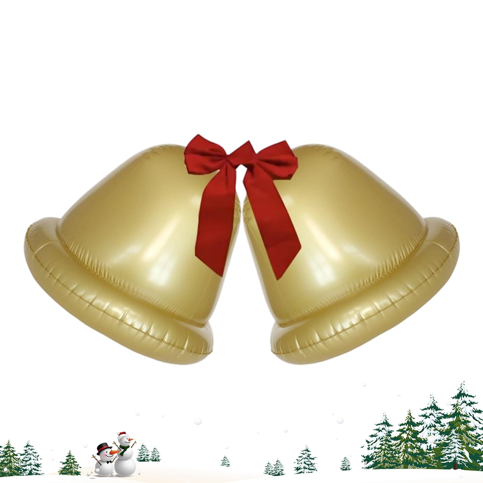 Boules de Noël gonflables géantes lot de 2 décorations pour extérieur jardin et terrasse
