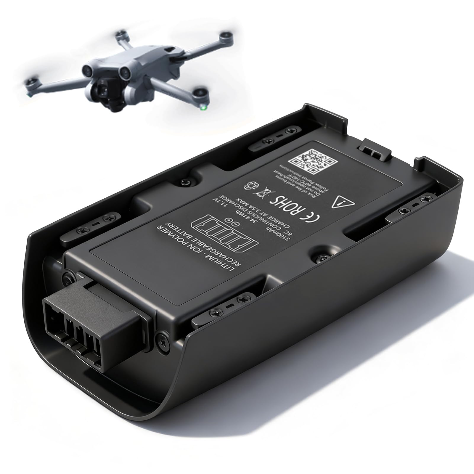 Battery Drone Battery 3100mAh, Fit for Parrot Bebop 2 Drone/FPV