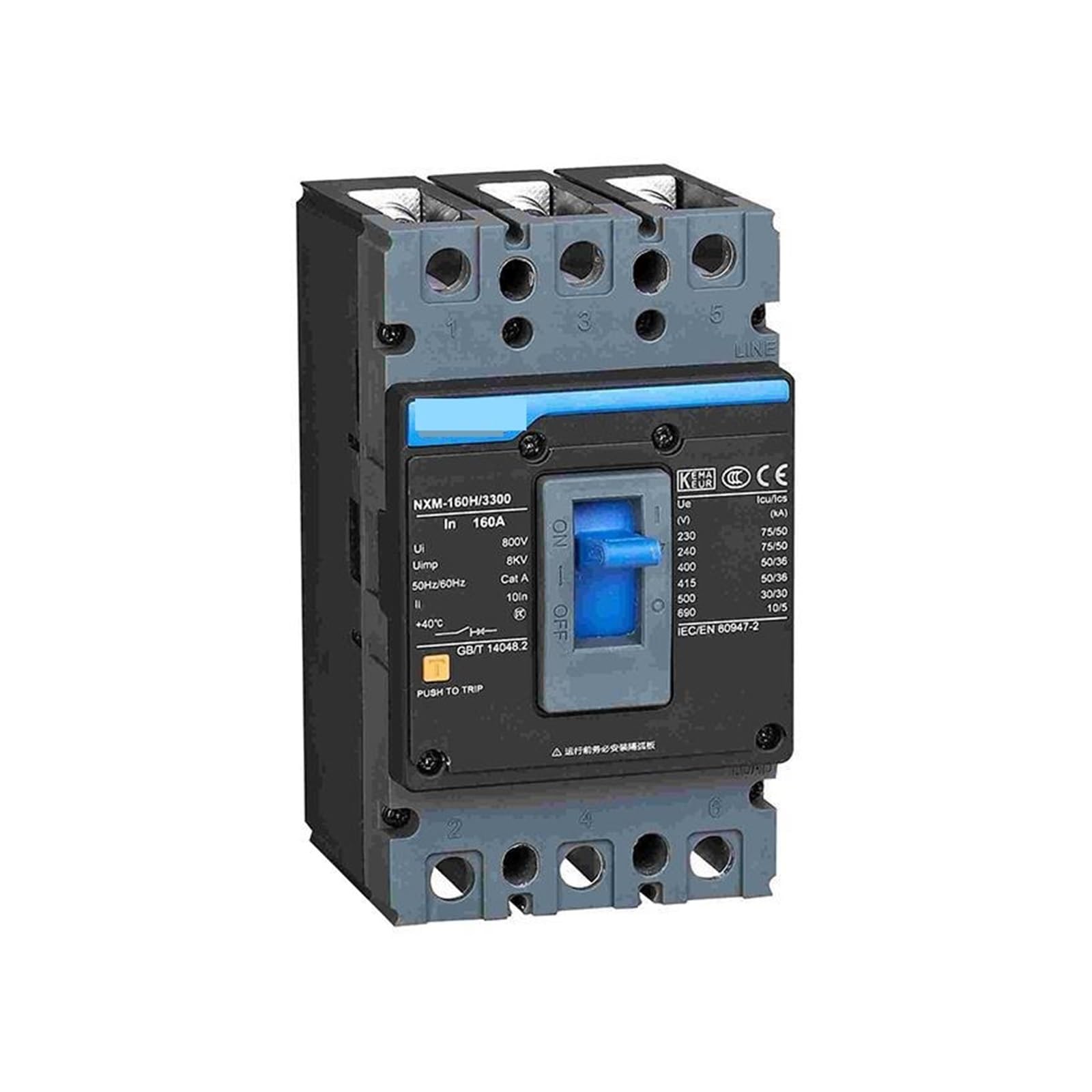 Moteur disjoncteur NXM-160H/3200G2 25A avec boîtier plastique premium