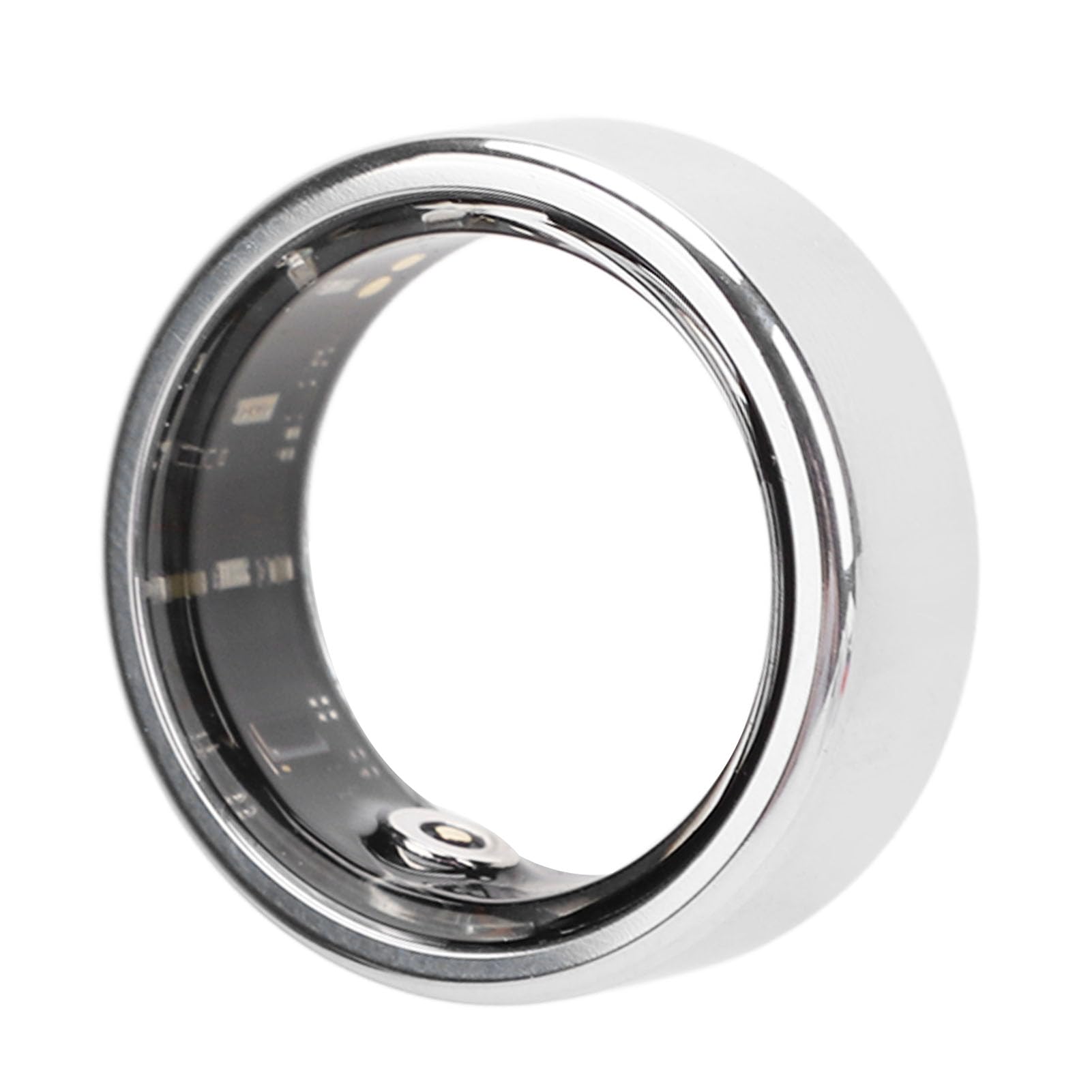 Smart Health Ring Fitness Tracker Alloy Sleep Monitoring Step Counting IP68 Wearable Smart Ring for Men and Women