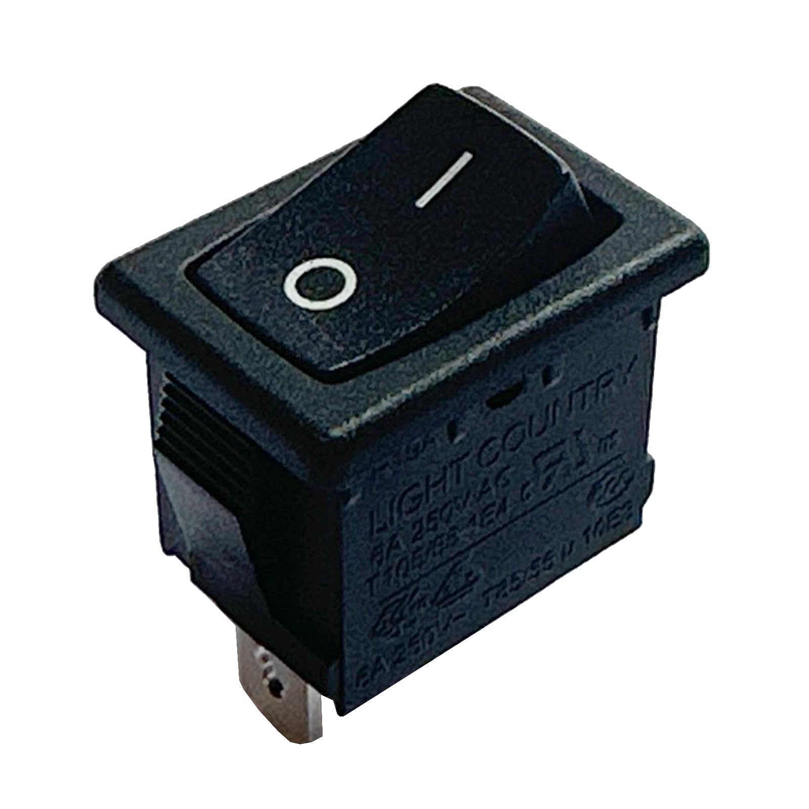 R19A Double Side Self-Reset Switch 2 Pins 2 Position 6A 125/250VAC