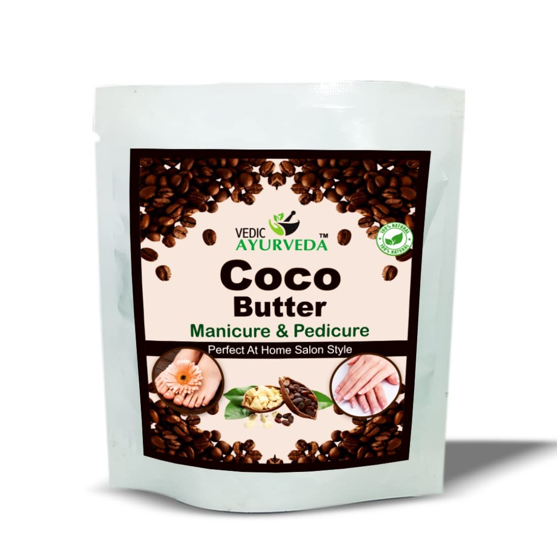 VEDICAYURVEDA Coco Butter Manicure & Pedicure kit, Hand and Foot Care Kit, Natural And Bio-Organic Products, Glowing SkinCare for Men And Women Use kit