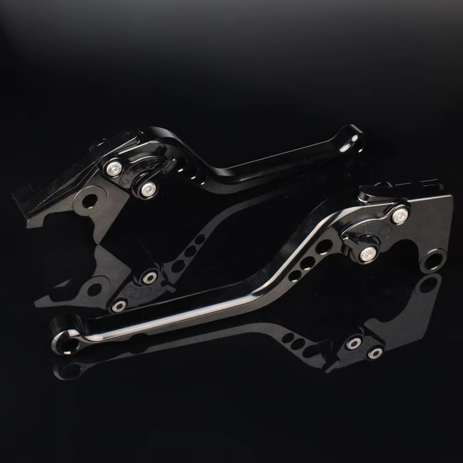 Naojino Brake Clutch Levers Compatible with Suzuki for GSXR600 for GSXR750 for K6 K7 K8 K9 2006-2010 for GSXR1000 2005-2006 Motorcycle Brake Clutch CNC Handle Lever(Black)