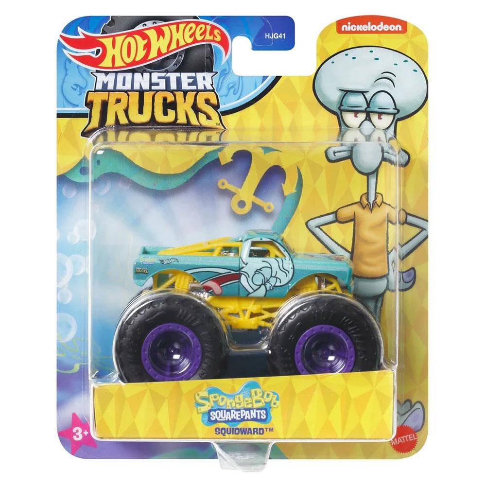 Amazon.com: Hot Wheels Monster Trucks SpongeBob SquarePants 1:64