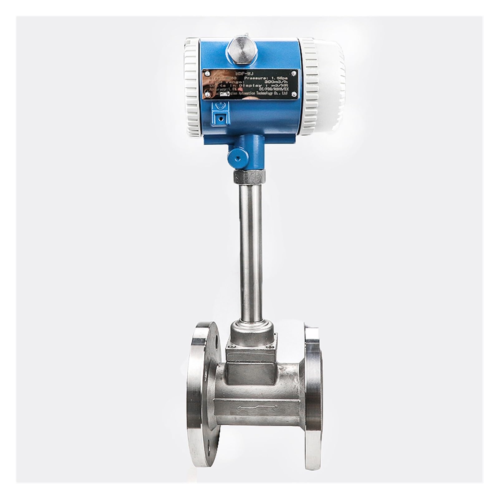 Medidor de agua, medidor de flujo líquido compacto Dn25 Dn50, vapor de aplicación de gas de fábrica, medidor de flujo de medición de líquido de aire (Dn100 1)