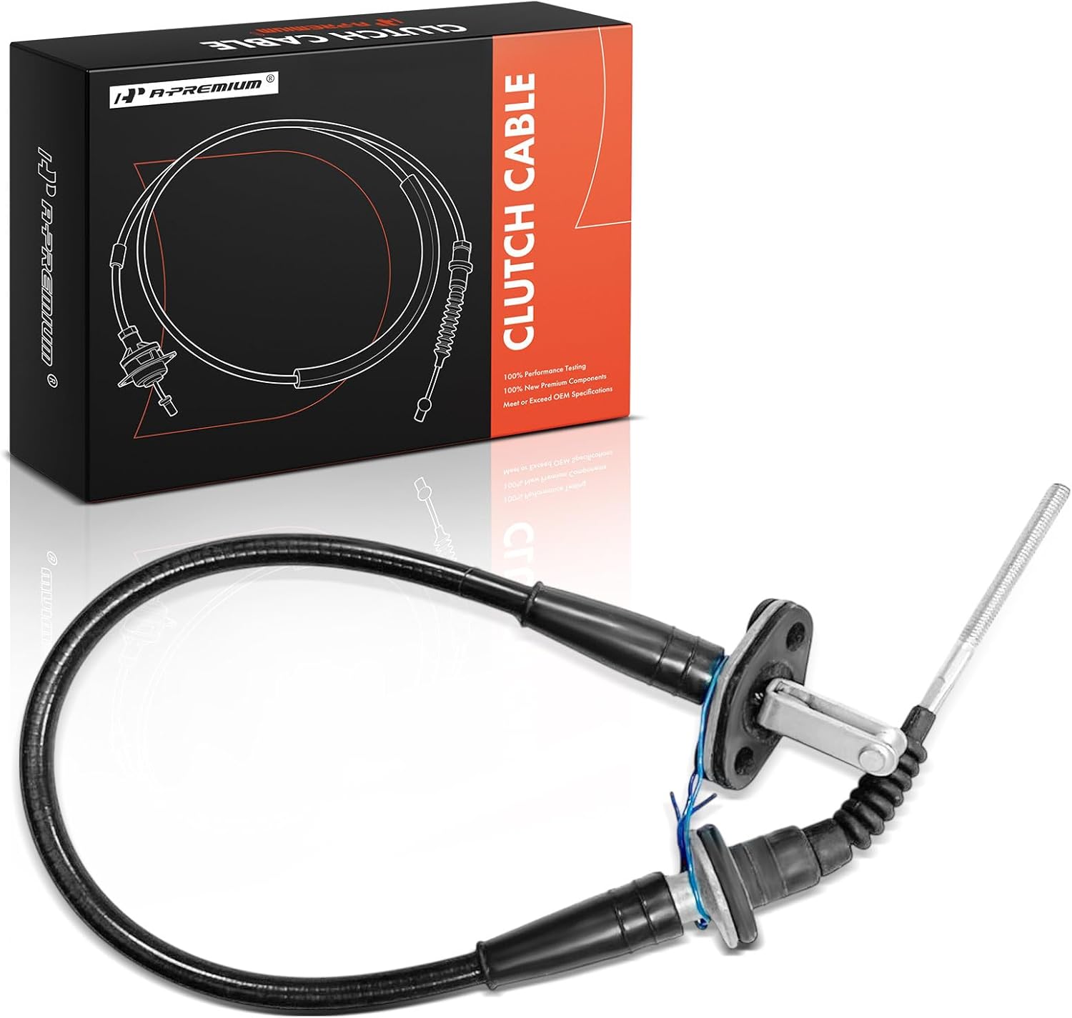 A-Premium 39.75 Inch Clutch Cable Compatible with Geo Metro 1989-1997 & Suzuki Swift 1989-1994 & Chevrolet Metro 1998-2000, 1.0L 1.3L, Manual Transmission